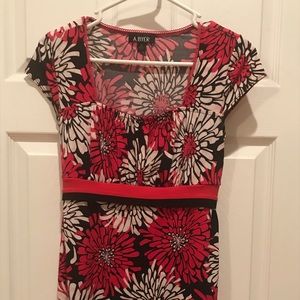 Medium floral A Byer dress top